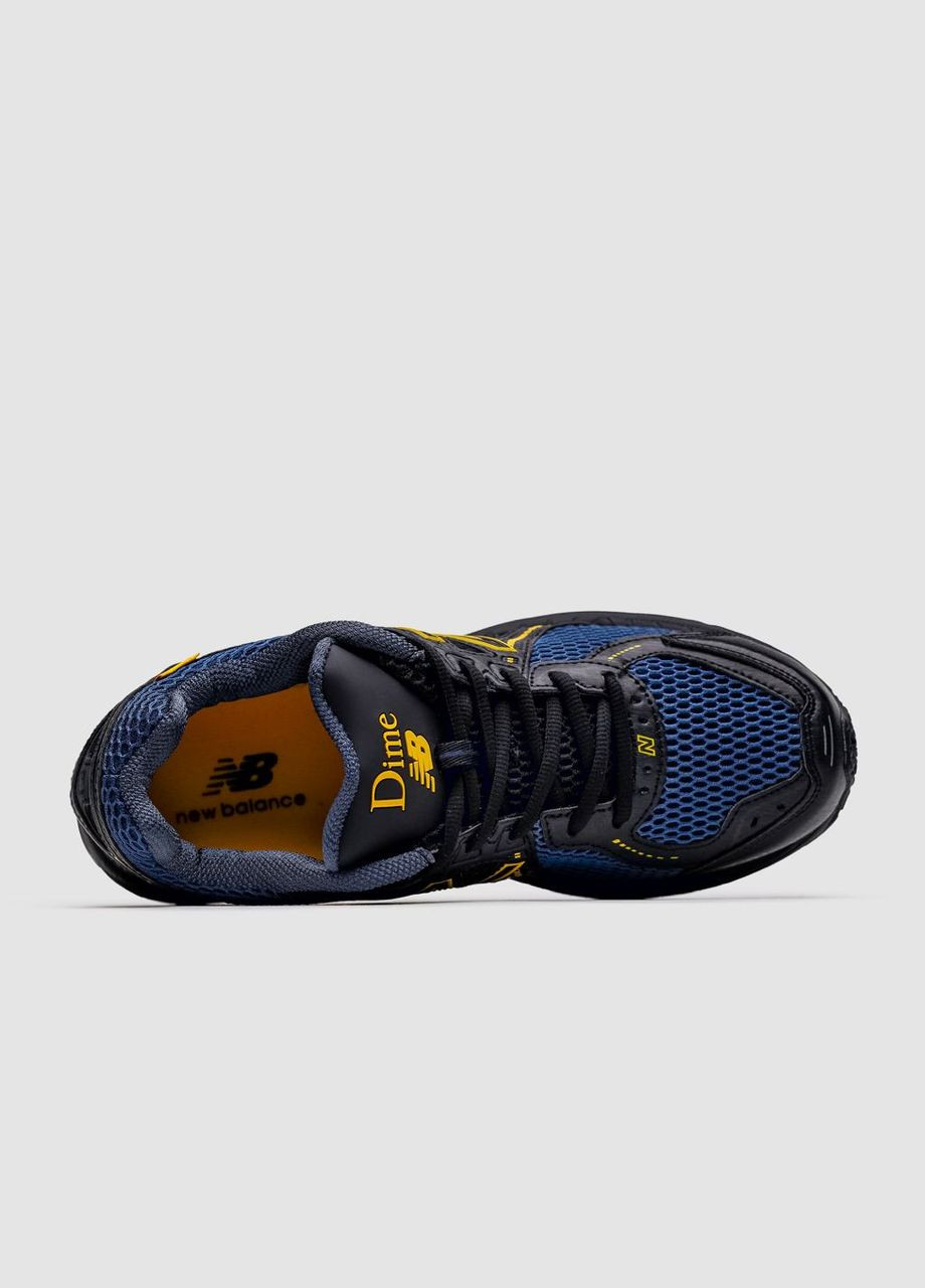 Цветные демисезонные кроссовки мужские, вьетнам New Balance X Dime 860 V2 (Blue / Black / Yellow)