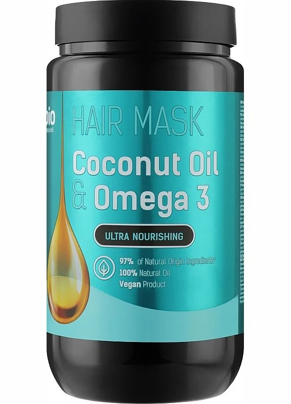 Маска для волосся "Coconut Oil & Omega 3" Hair Mask 295ml (2-960797) Bio Naturell (380139120)