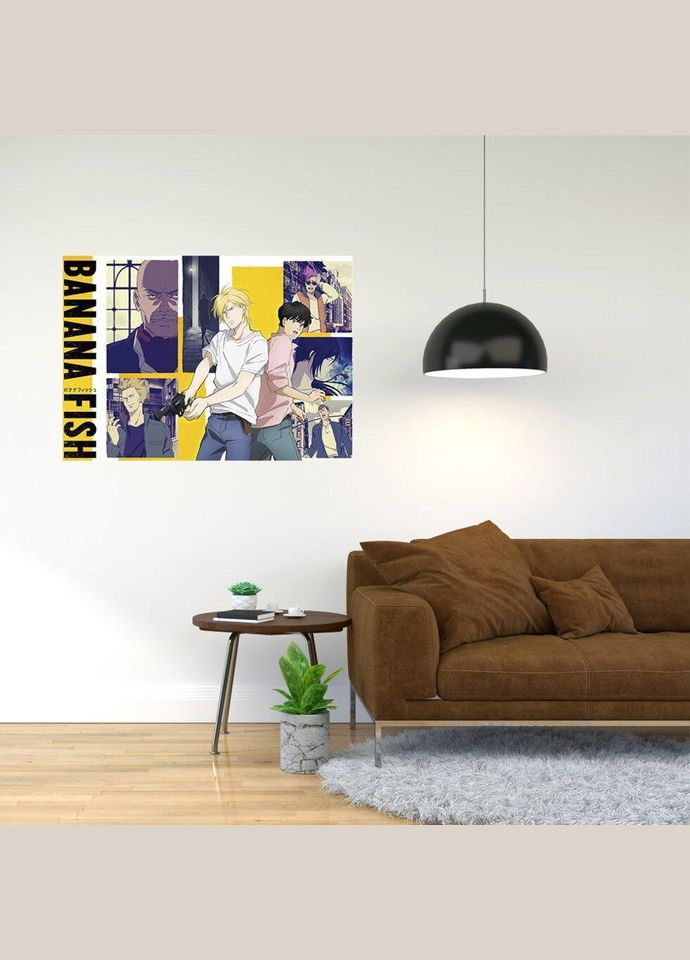 Плакат- с принтом "Banana Fish - Банановая рыба (аниме сериал) 2" A2 Кавун постер (316209948)