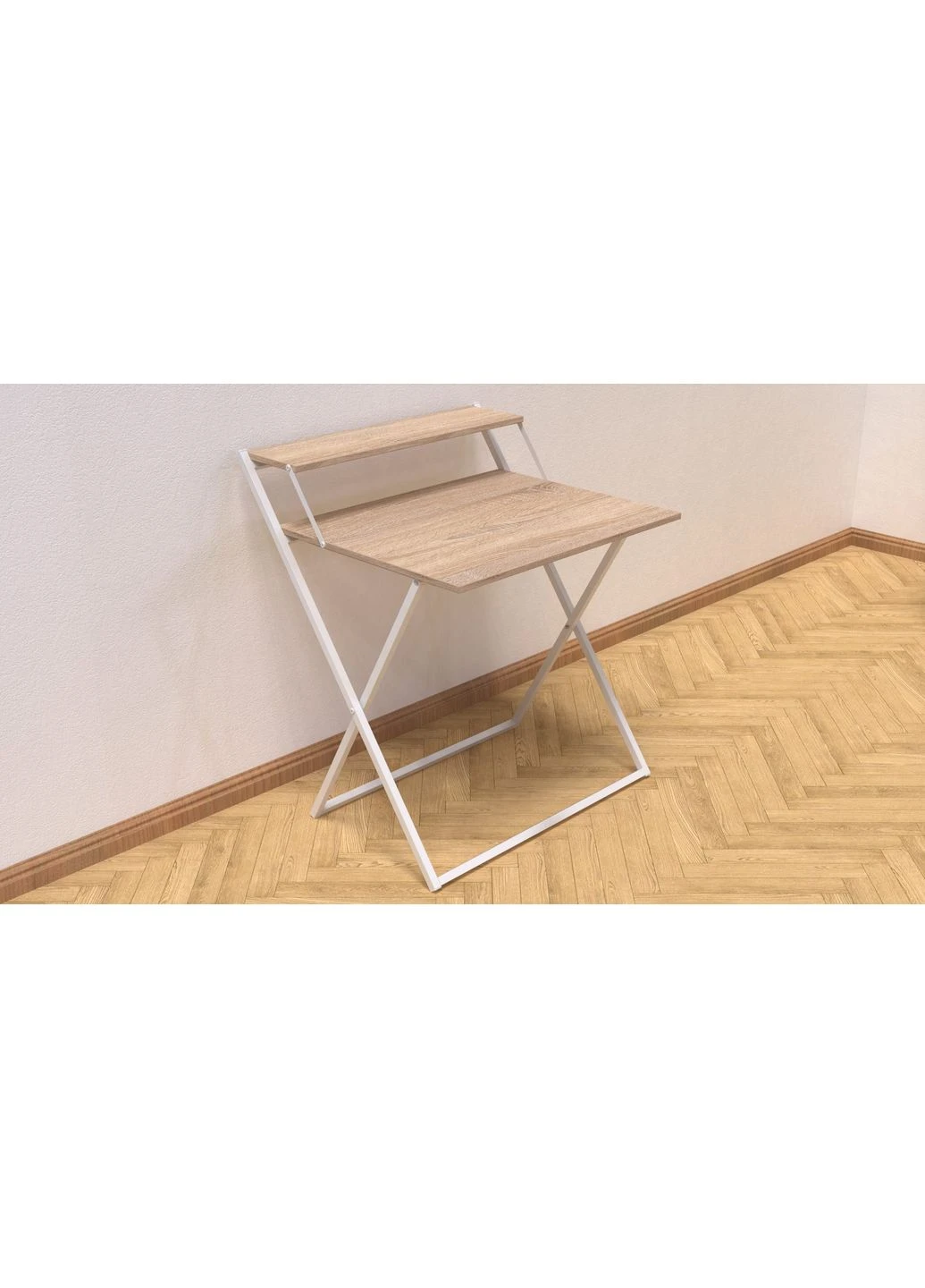 Стол трансформер Компакт 4 750x790x720 Белый металл ДСП 16 мм FRD-104700 Ferrum-decor (391923496)