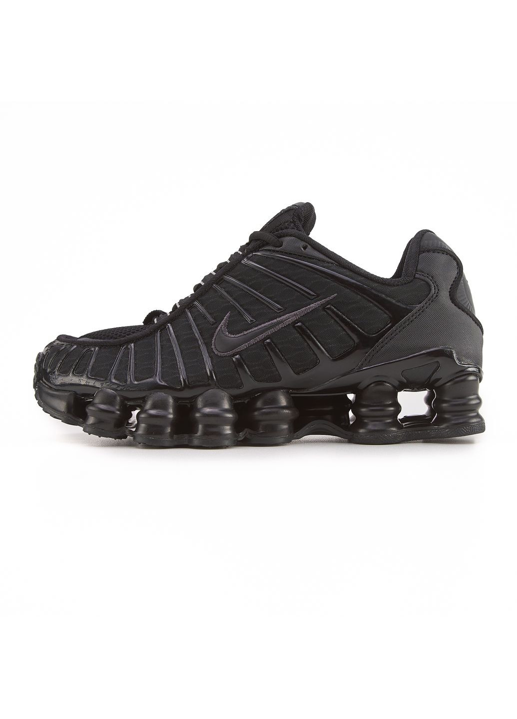 КРОССОВКИ ЖЕНСКИЕ NIKE SHOX TL BLACK НАЙК ШОКС ТЛ No Brand чёрные демисезоны (368885240)