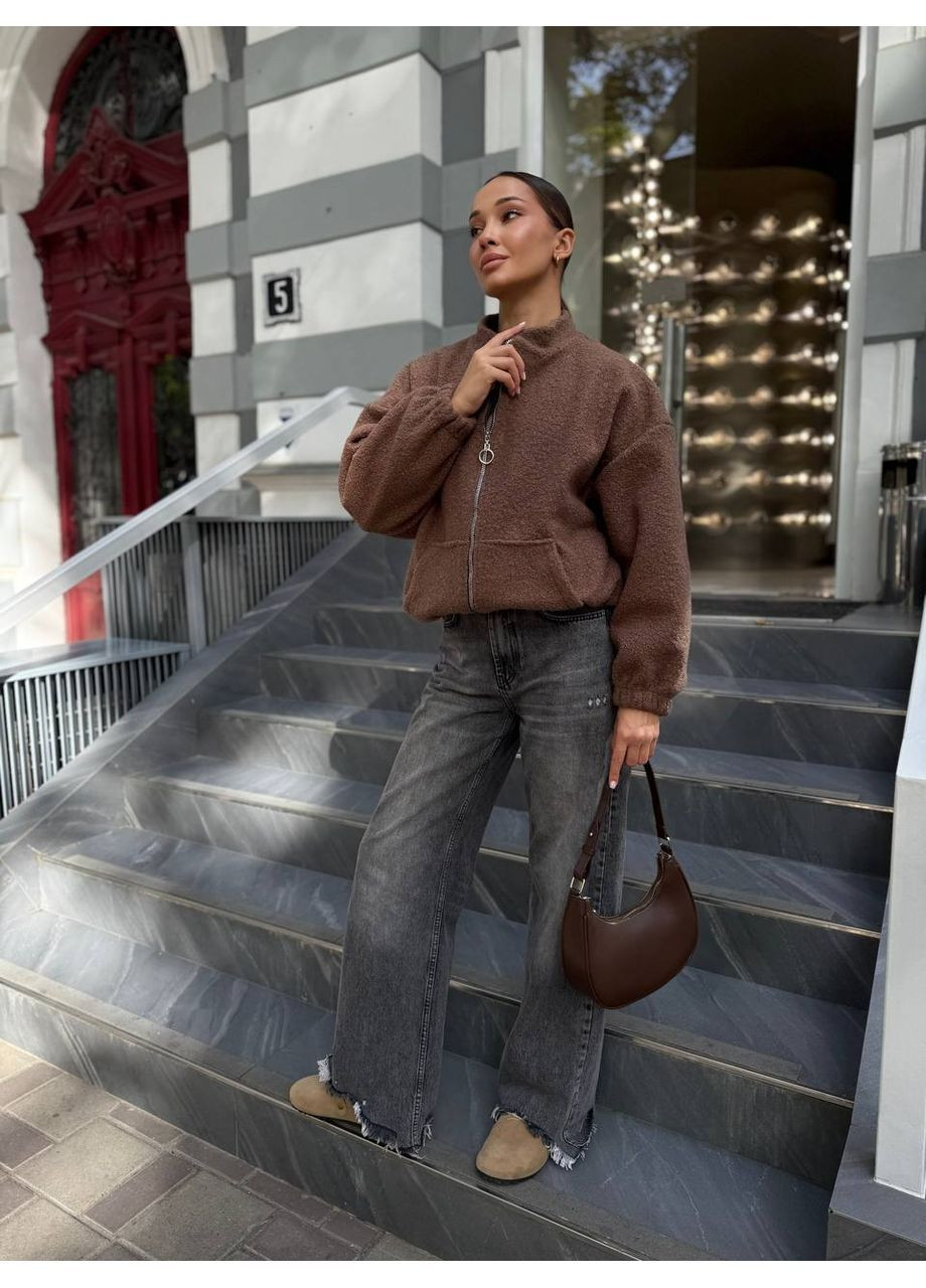 Коричнева демісезонна куртка Україна UMButik