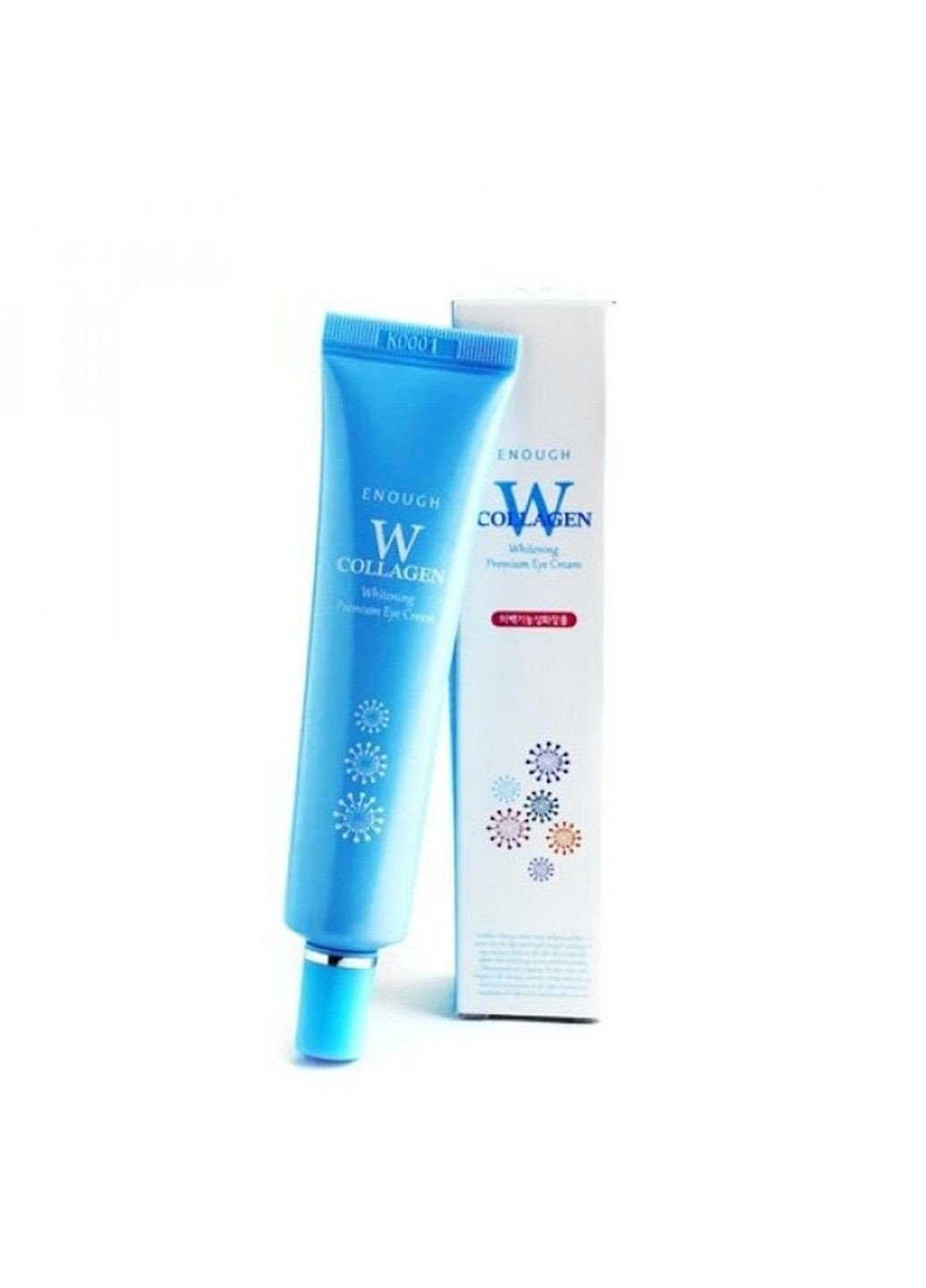 Крем для кожи вокруг глаз осветляющий с коллагеном W Collagen Whitening Premium Eye Cream 30ml ENOUGH (298054031)