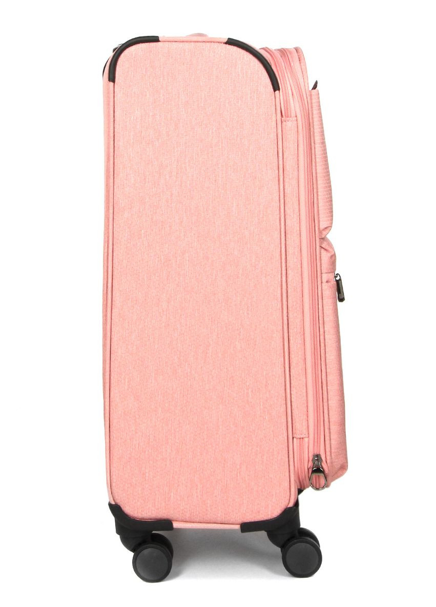 Чемодан средний M тканевый с расширением Airteх 828 68×42×31см 71л Розовый AIRTEX (297643787)
