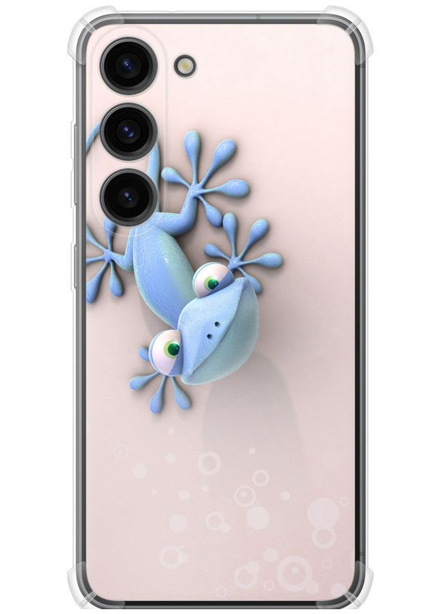 Силіконовий протиударний с посиленими кутами чохол 'Гекончик' для Endorphone Samsung Galaxy S23 (335402922)