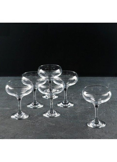 Набір келихів для шампанського Bistro 270 мл, 6 шт (44136) Pasabahce (364237487)