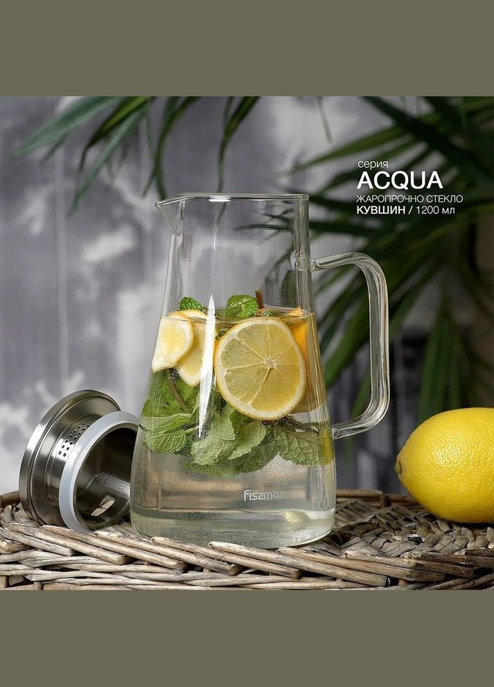 Кувшин для холодных и горячих напитков ACQUA 1,2 л 6440 Fissman (316616720)
