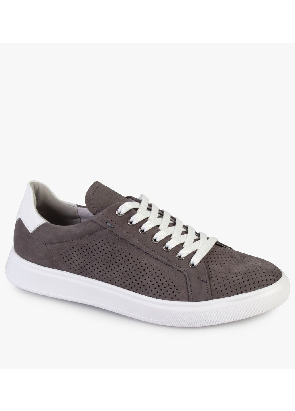 Серые кеды мужские бренда 9200590_(1) ModaMilano