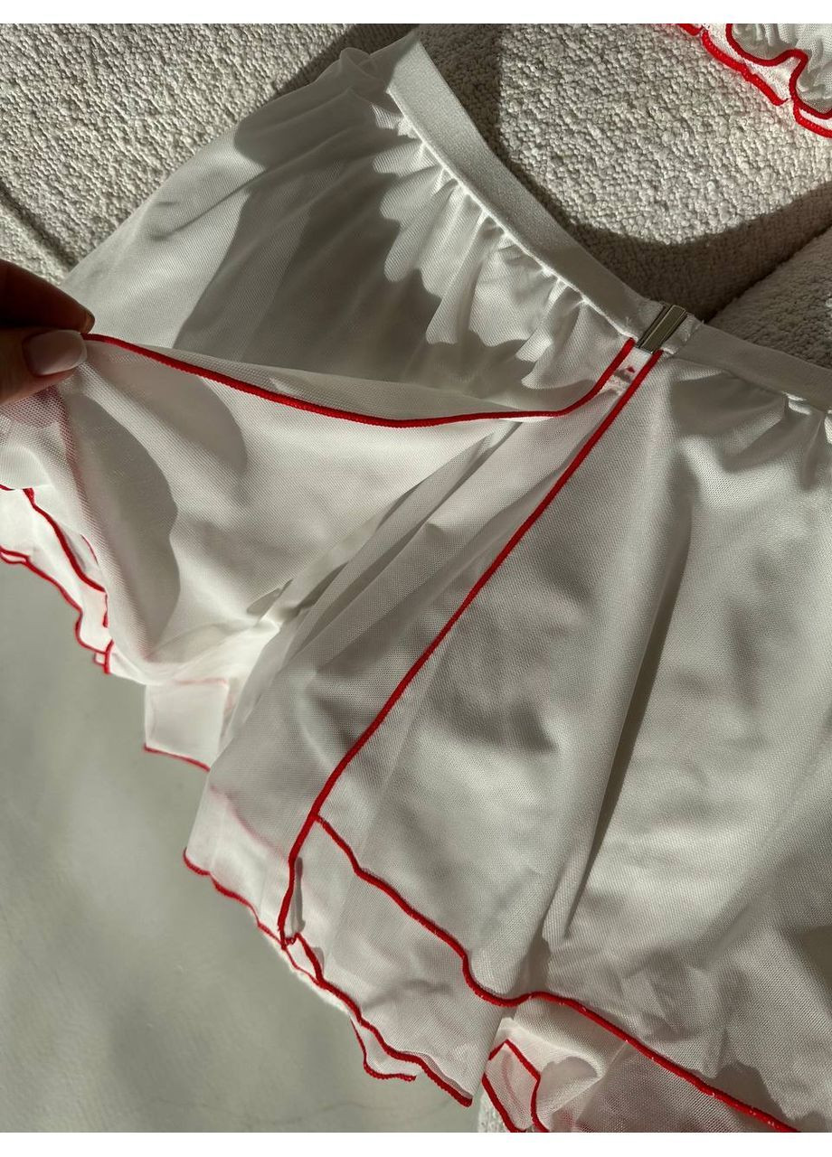 Белый демисезонный женский ролевой костюм | белое искушение Vital-Textile 285/25