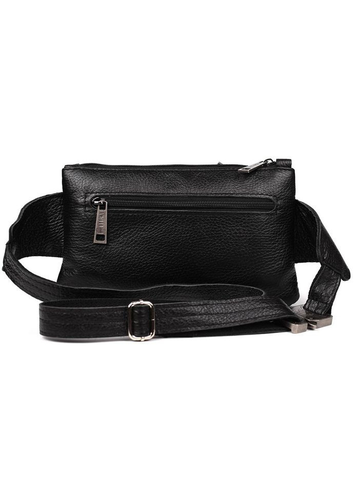 Cумка на пояс из натуральной кожи, бананка FA-8136-3md черный флотар TARWA (298684013)
