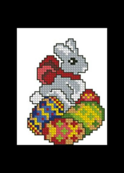 Набор для вышивки крестиком. Размер: 8*6 см. Пасхальный мотив Лоскуток (315361892)