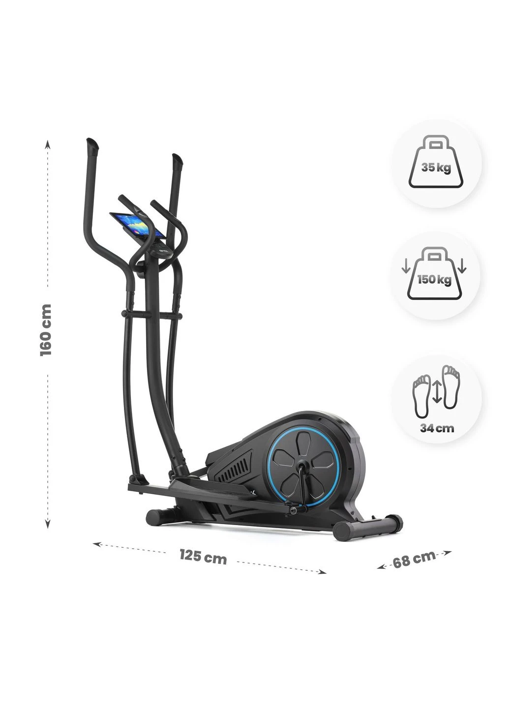 Орбітрек XC2000 електромагнітний Gymtek (301538588)