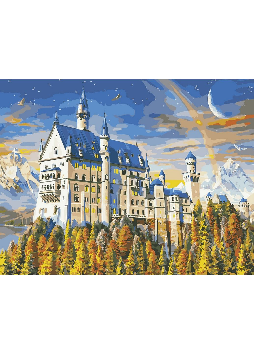 Картина по номерам "замок на горе" ArtStory (282594769)
