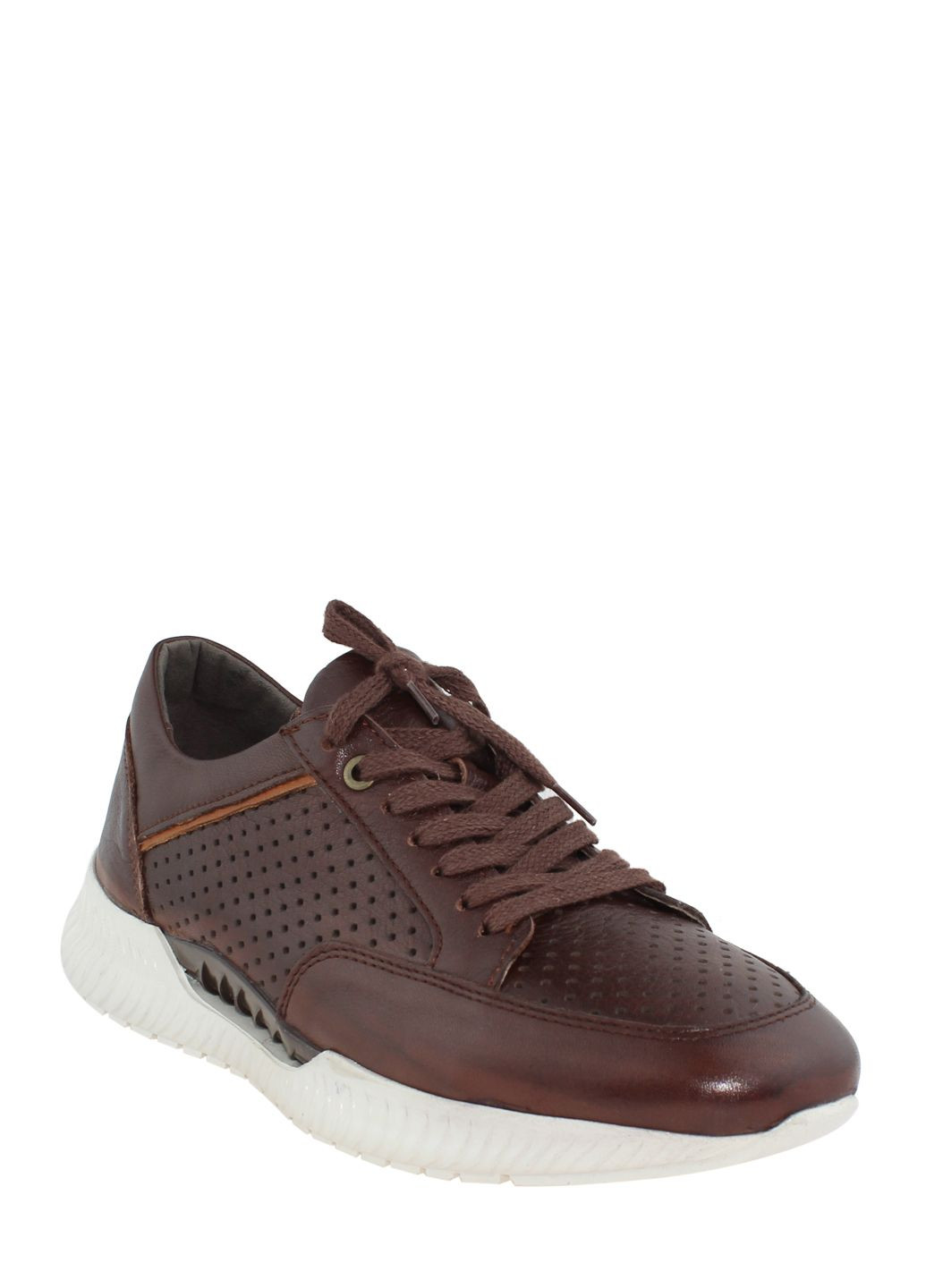 Коричневые демисезонные кроссовки akm121007.02 коричневый AKM