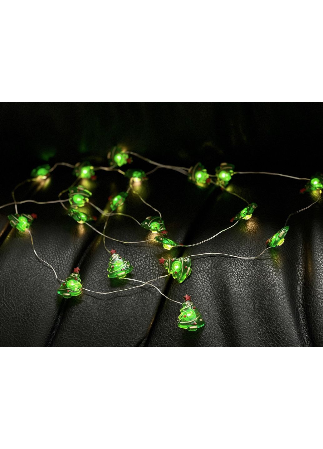 Гирлянда-струна Елочка Chomik 2,2 м 20 LED теплый белый для декора дома и праздника светодиоды ProDobro (367267814)