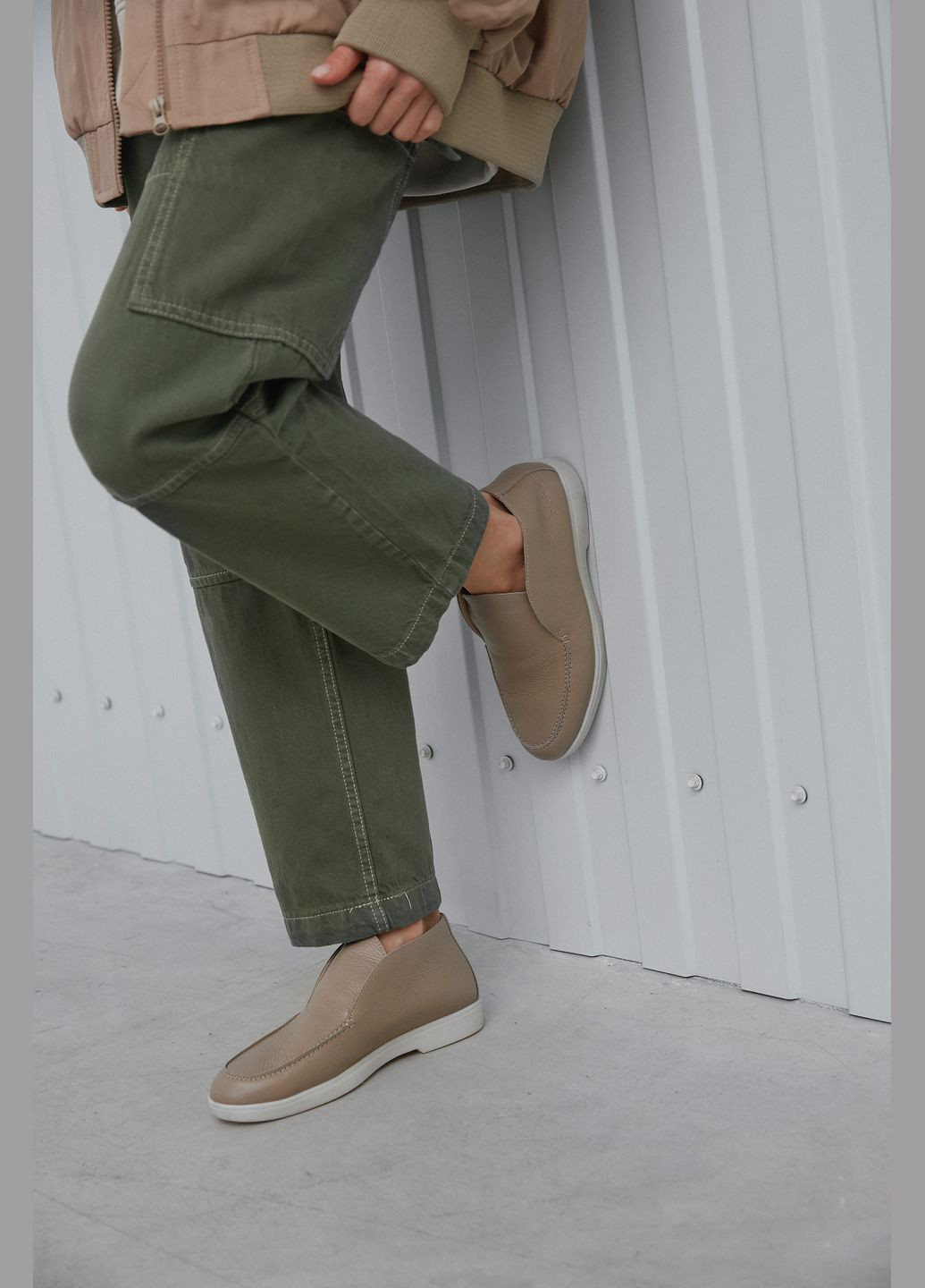 Estro Лоферы, цвет бежевый бежевый з, украина — демисезон (307354859)