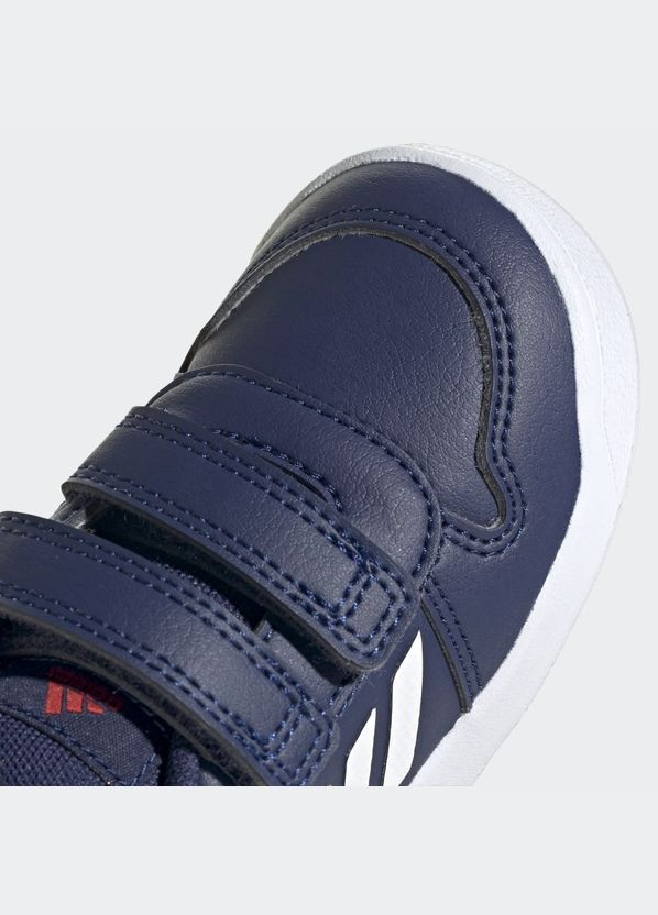Синій всесезон кросівки kids tensaur i dark blue/cloud white/active red р.9//16.7см adidas