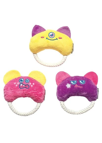 Мягкая игрушка с пищалкой для собак Baby Monster маленький монстр, 10х11 см, в ассортименте (4976555858815) DoggyMan (346389715)