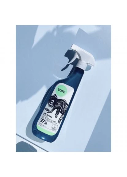 Спрей для чищення ванн Green Tea Natural AllPurpose Cleaner 750 мл (5905279370166) YOPE Green Tea Natural All-Purpose Cleaner 750 мл (268141047)