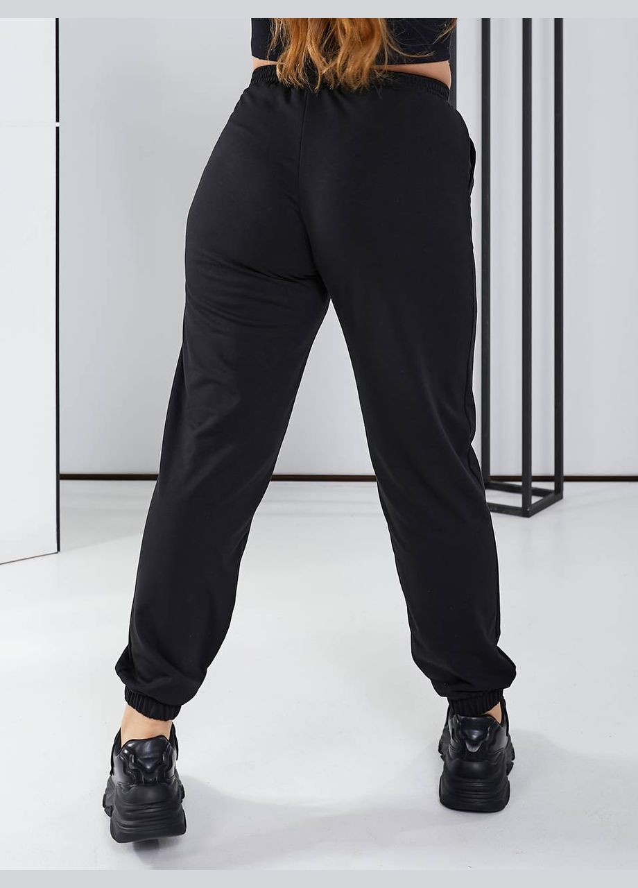 Женские брюки цвет черный р.50/52 450089 New Trend (282926733)