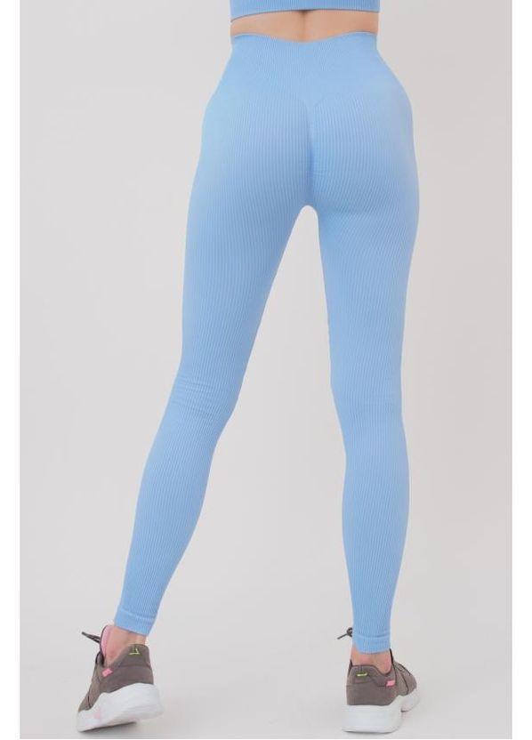 Легінси спортивні в рубчик з моделюючим швом Giulia leggings rib (291876882)