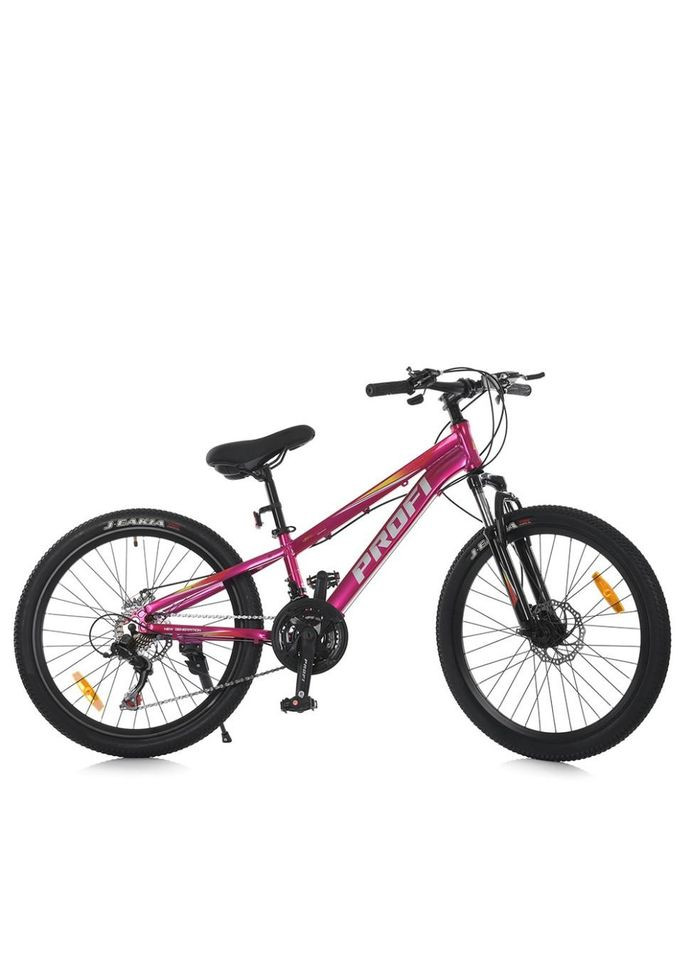 Велосипед MTB2601-3, 26 дюймів, алюмінієва рама 13 Shimano 21SP фуксія PROF1 (370977945)