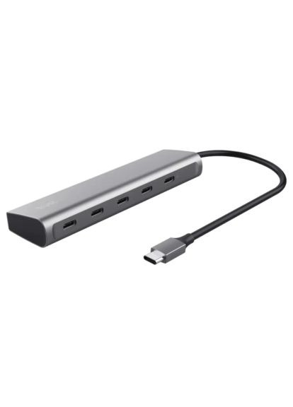 Концентратор (25136_TRUST) Trust USB-C to 5xUSB-C aluminium 0.1m grey (366694587)