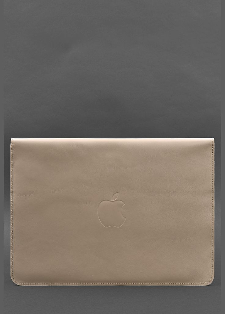 Кожаный чехол-конверт на магнитах для MacBook Pro 16" светло-бежевый (A-028893) BlankNote (329742892)