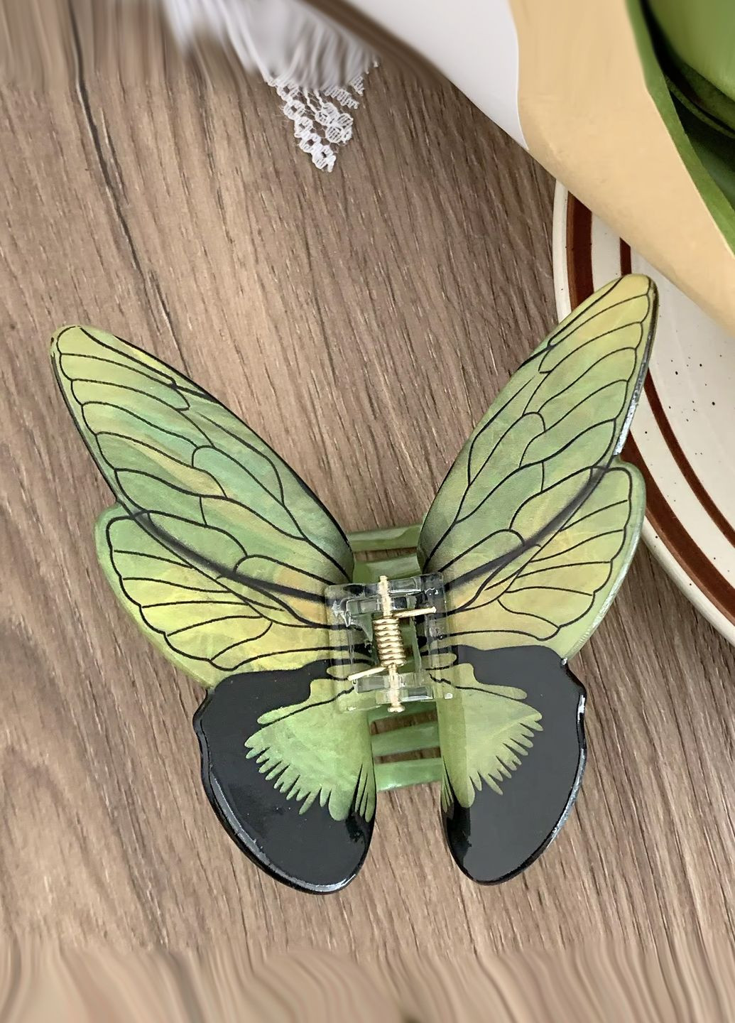 Заколка краб для волос "Beautiful in everything", 8х10 см Анна Ясеницька (325432669)