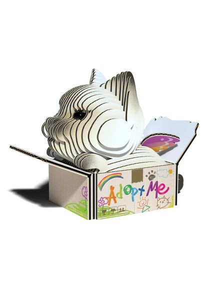 Пазл (XEG-088) Eugy 3D Зоопарк Кошеня сіамське (366158467)