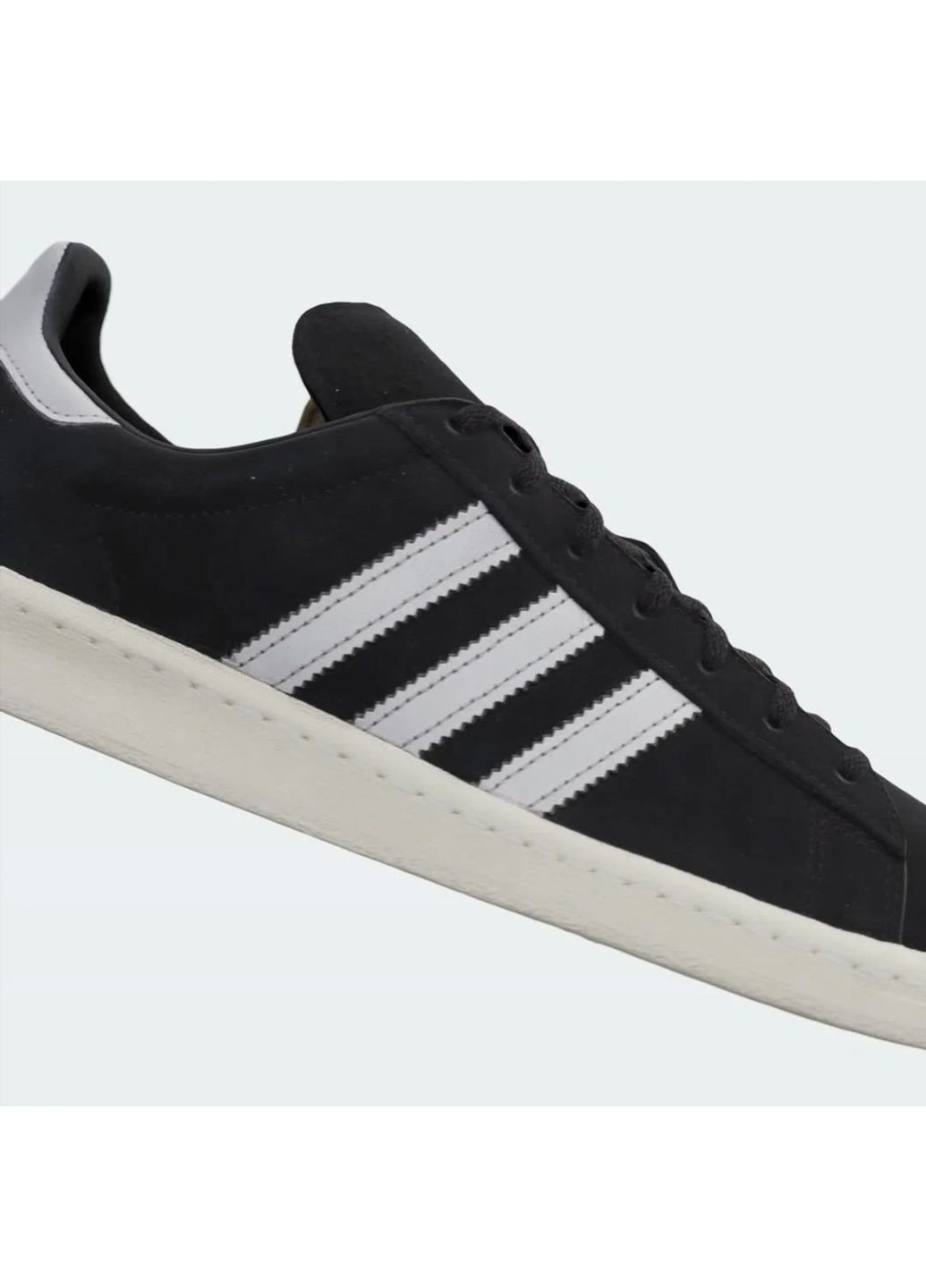 Чорні всесезонні кросівки унісекс campus shoes black gx7330 adidas