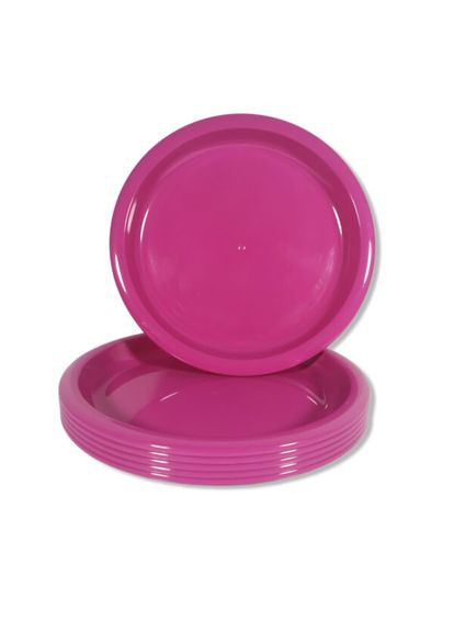 Тарілка 187 мм «» Рожевий Plastic's Craft (283021951)