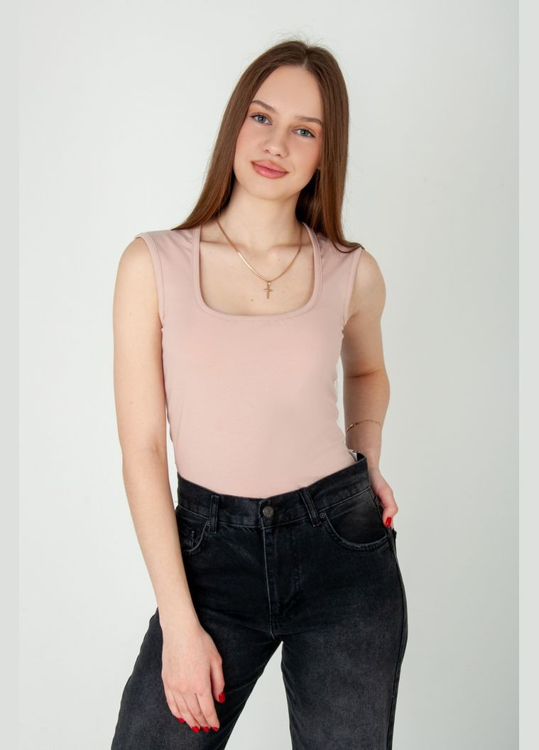 Майка женская 09-3527-83 персиково-бежевый Авекстекс — 331786637