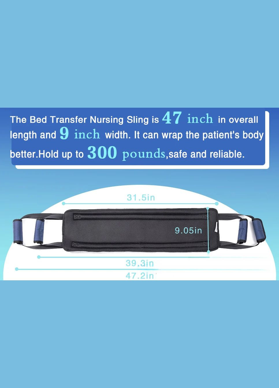 Підйомний ремінь-підйомник W20 для літніх людей / інвалідів (5024382) Clefers (300694709)