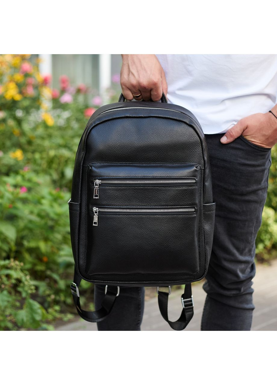 Городской мужской рюкзак из натуральной кожи 41х30х17, сумка для ноутбука и документов, No Brand (359380806)