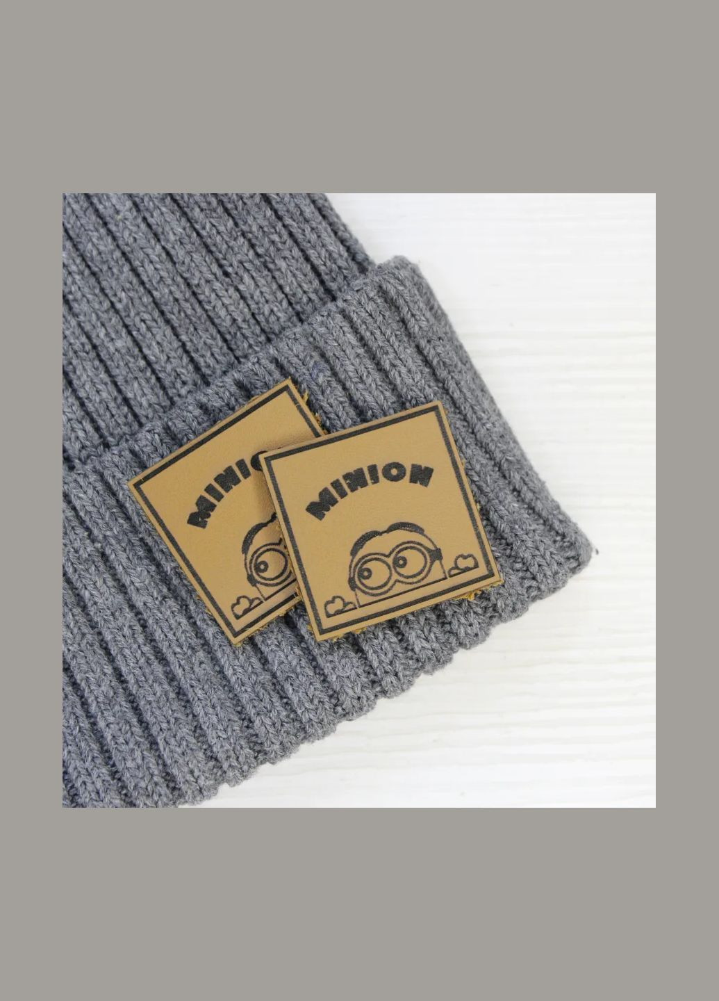 Нашивка "Minion" світло-коричневого кольору (616) No Brand (335810995)