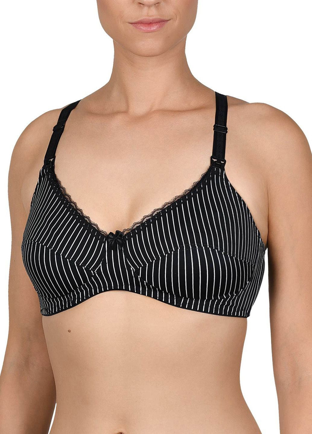 Чорний бюстгальтер Naturana