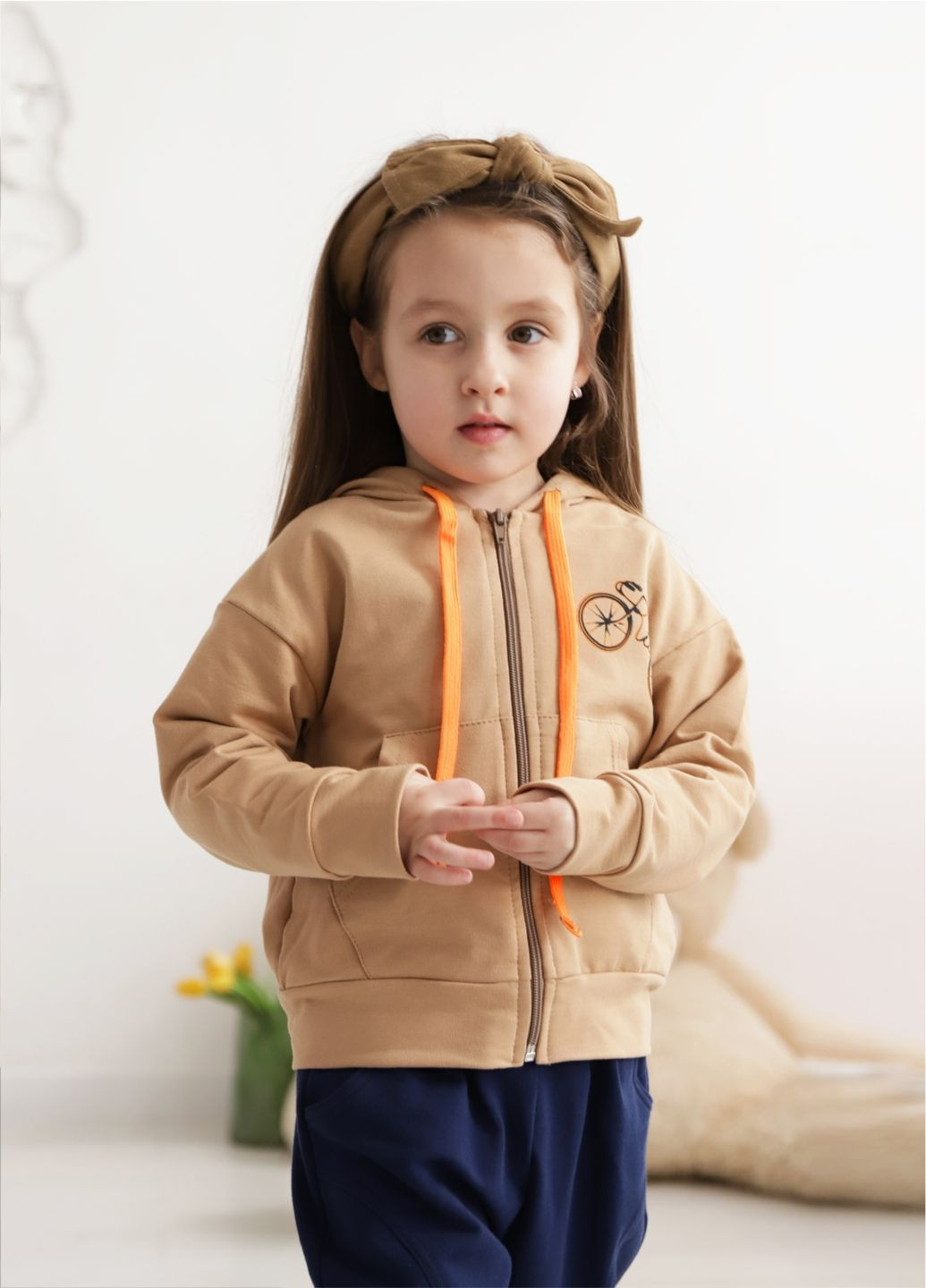 Бежевая повседневный рубашка с надписями GABBI