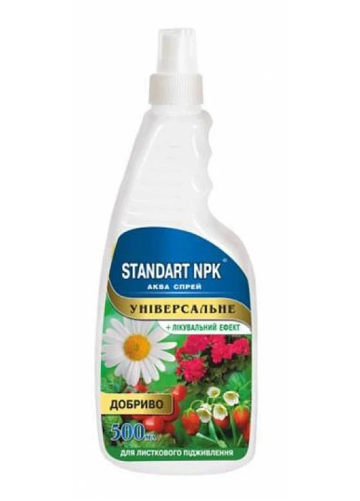 Минеральное удобрение, Standart NPK Аква-спрей, универсальное, 500 мл (*) No Brand (402760913)