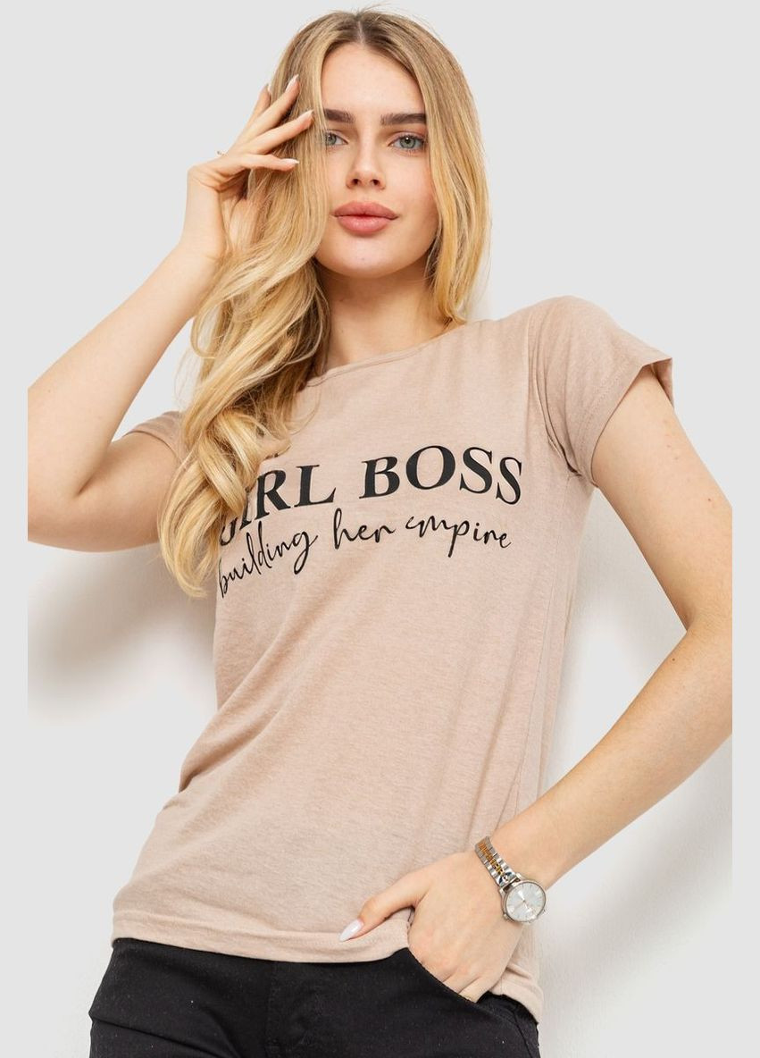 Футболка жіноча з принтом, колір червоний, Ager - (279537534)