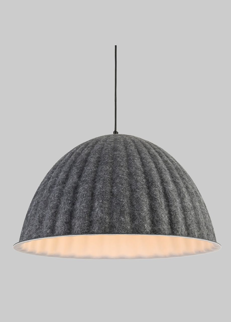 Дизайнерський підвіс-люстра 55см із фетра в графітовому кольорі (805-1890-1) No Brand (370072359)