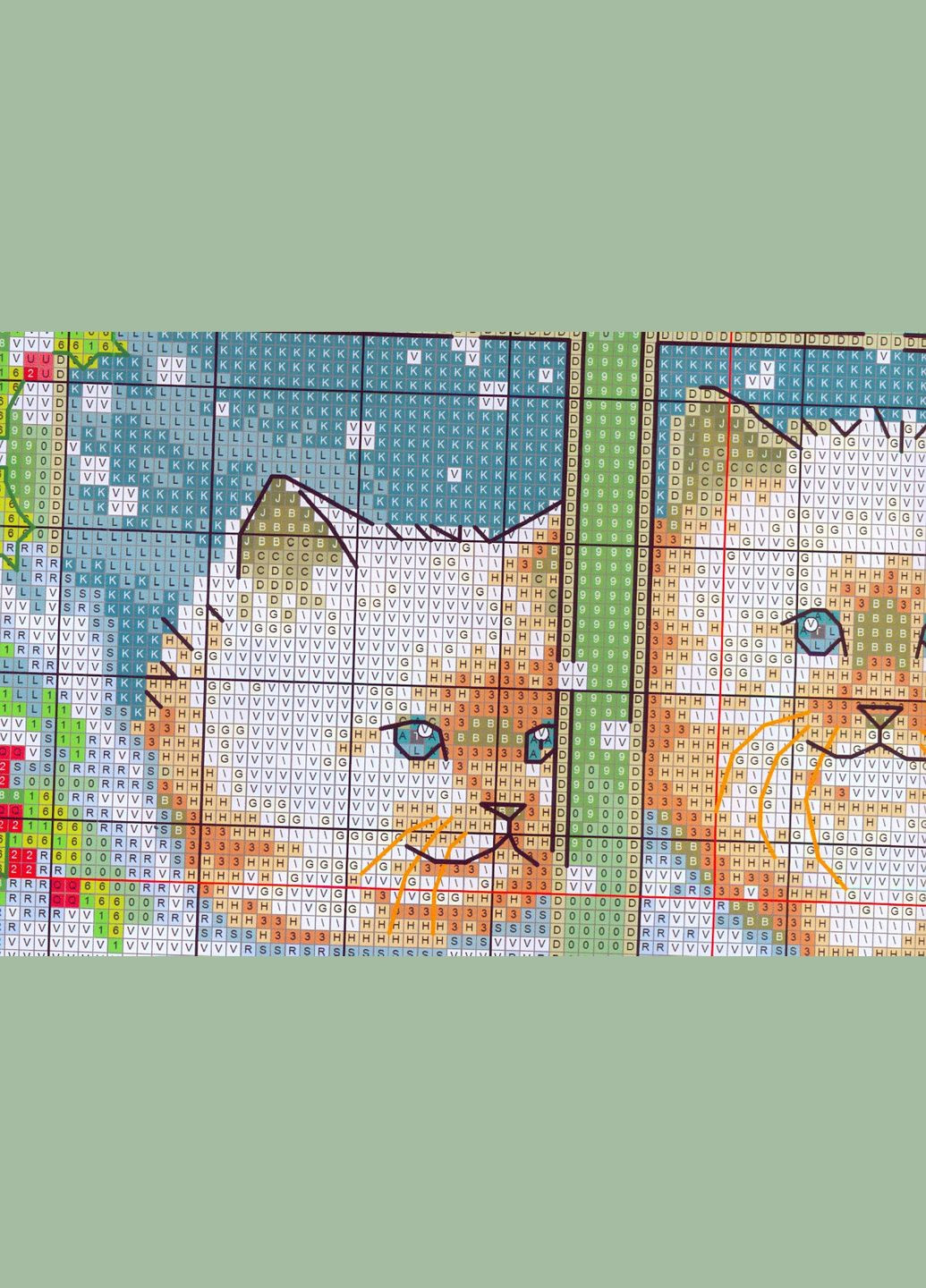 Набор для вышивания по нанесённой на канву схеме "Four seasons cats 4 Winter". AIDA 14CT printed 31*27 см Joy Sunday (313612971)