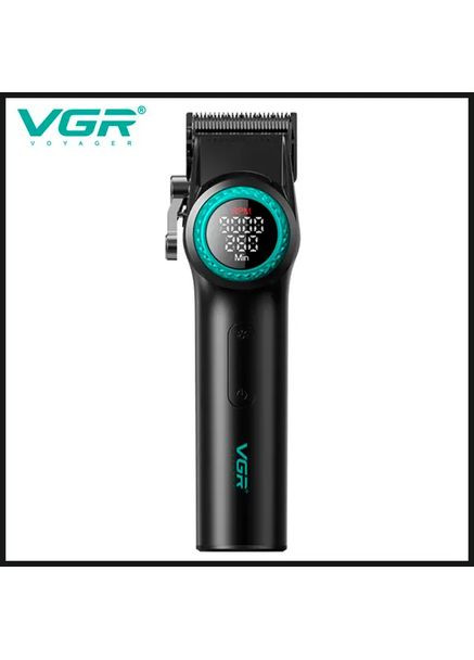 Акумуляторна машинка для стрижки VGR V-001, 10 насадок, 9000 RPM, АКБ 4600 mAh, LED дисплей Esonstyle (363832154)