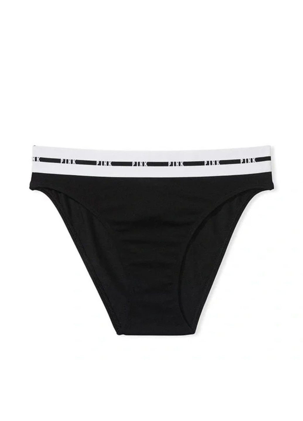 Бавовняні Трусики PINK Retro Logo High Waist Bikini Panty Victoria's Secret (317788955)