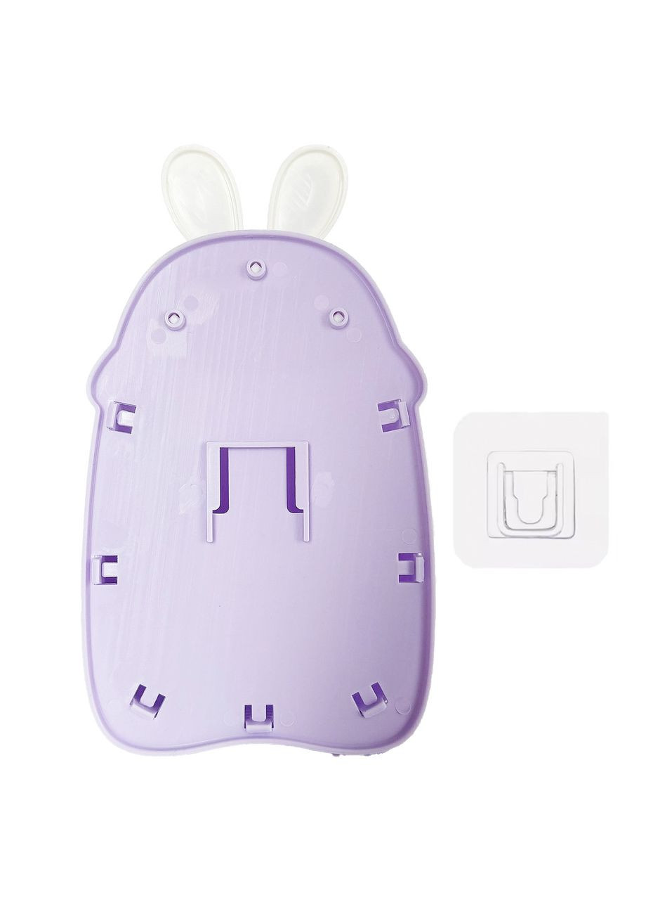Держатель для зубных щеток настенный Кролик Purple No Brand (366303924)
