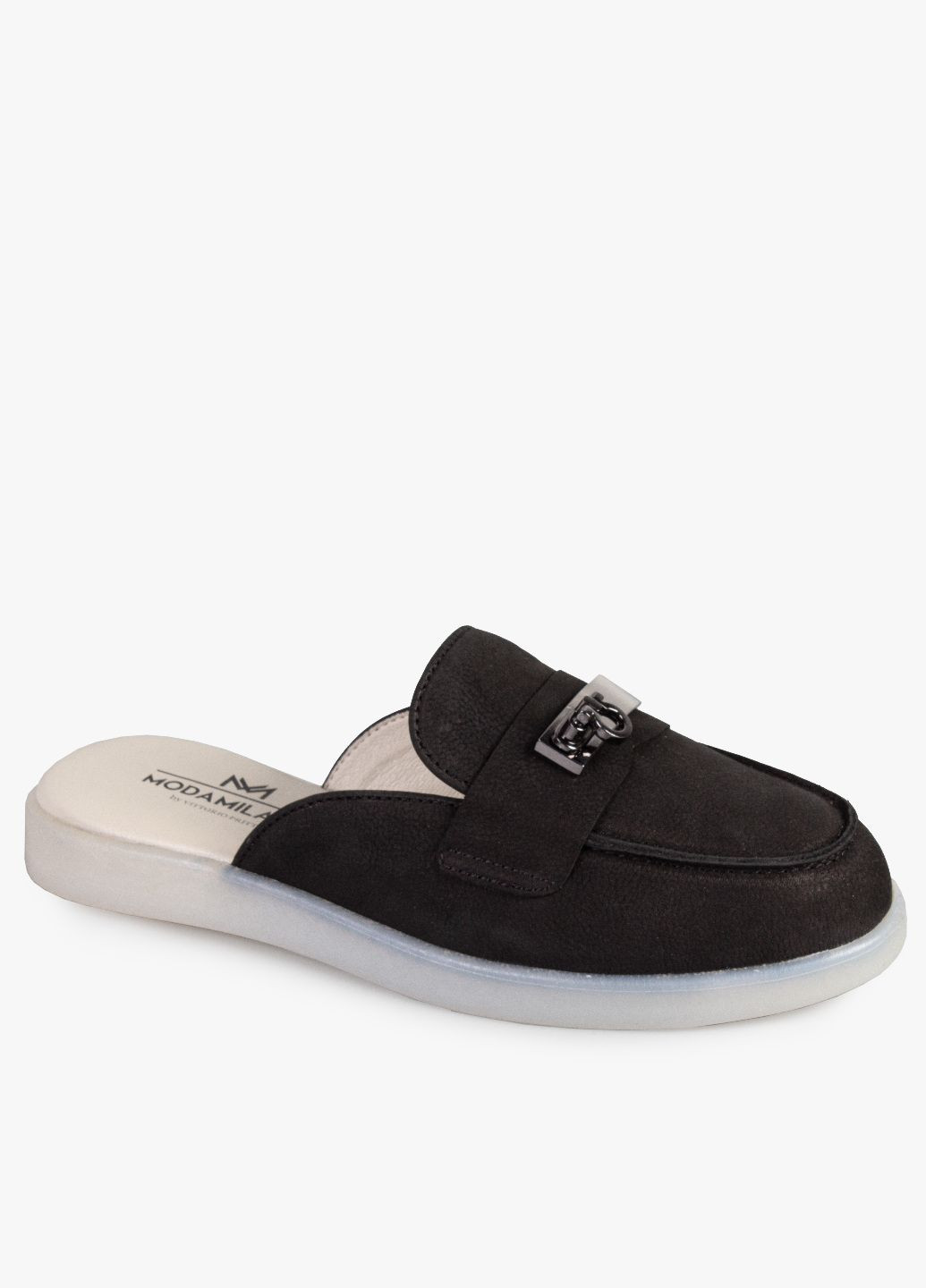 Черные шлепанцы и сабо женские бренда 8301759_(1) ModaMilano