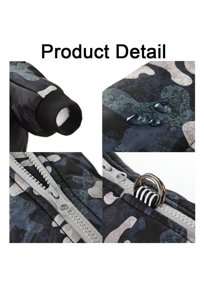 Теплий комбінезон для собак "Камуфляж", розмір L 30*38 см No Brand (368711113)