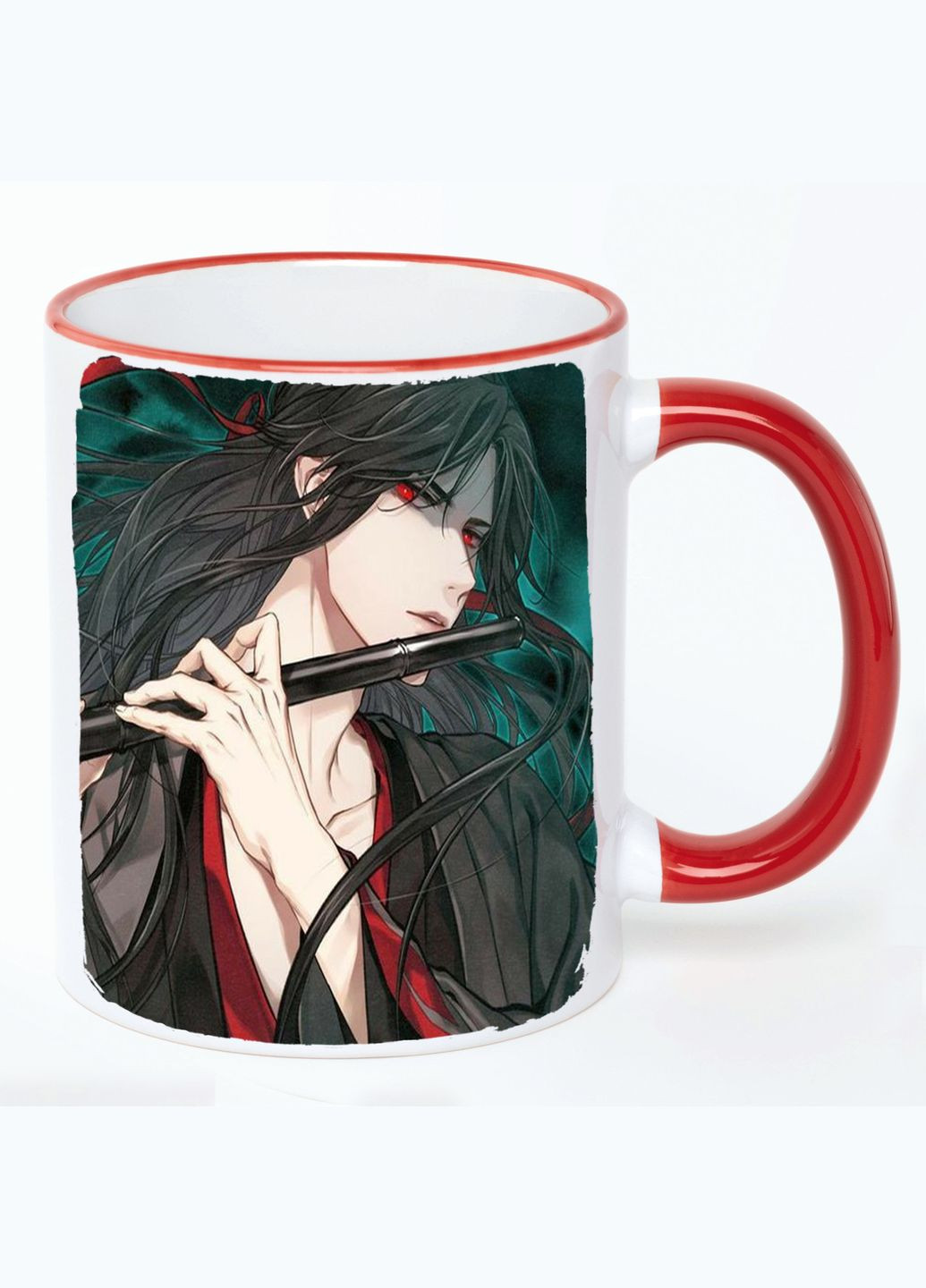 Чашка Майстер демонічного культу Аніме #007 (кухоль, кухоль) Біла з Червоною ручкою 330 мл No Brand (322715918)