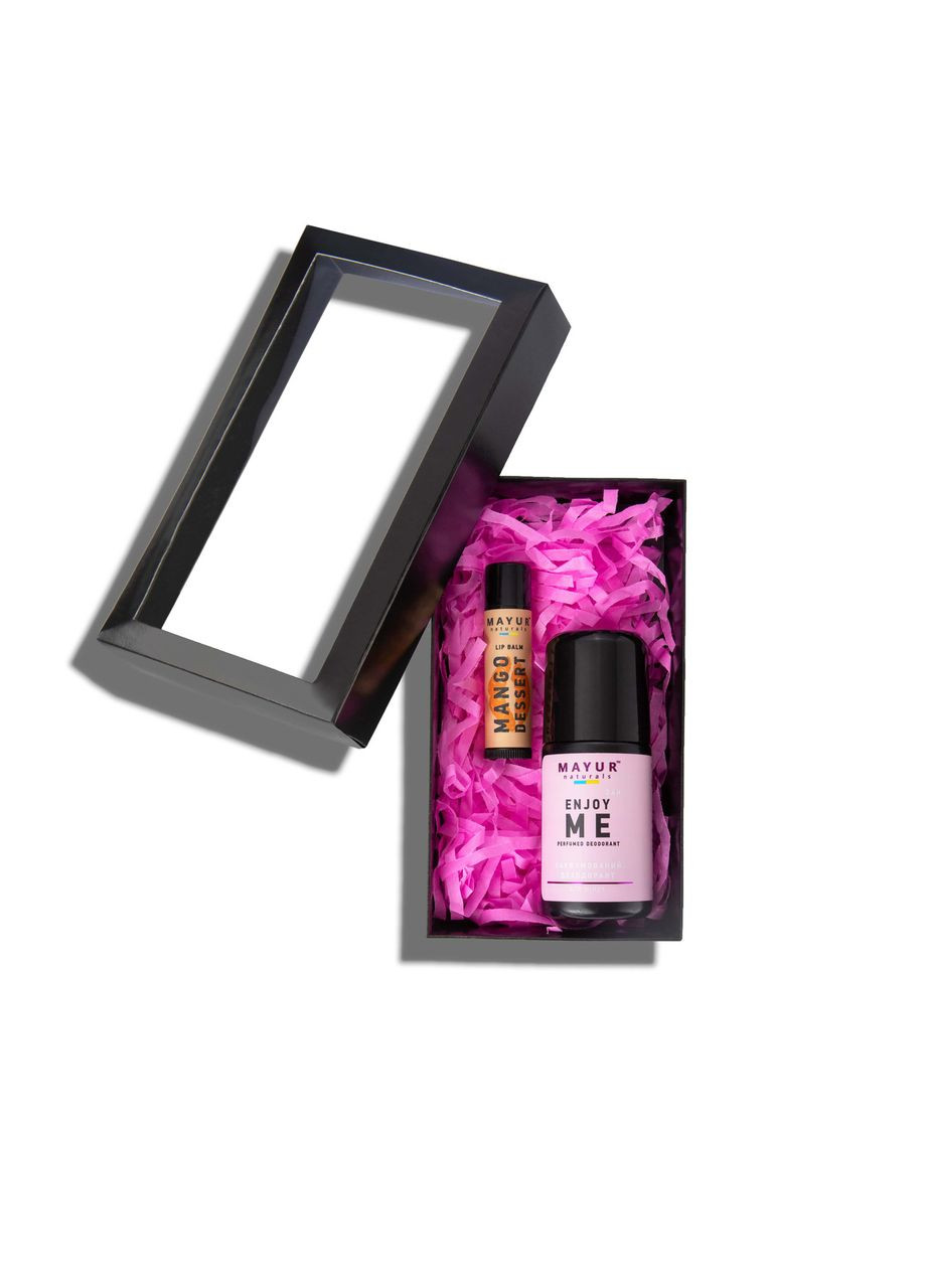 Подарунковий набір для тіла та губ "Манго та насолода", ТМ 88 Mayur (358935714)