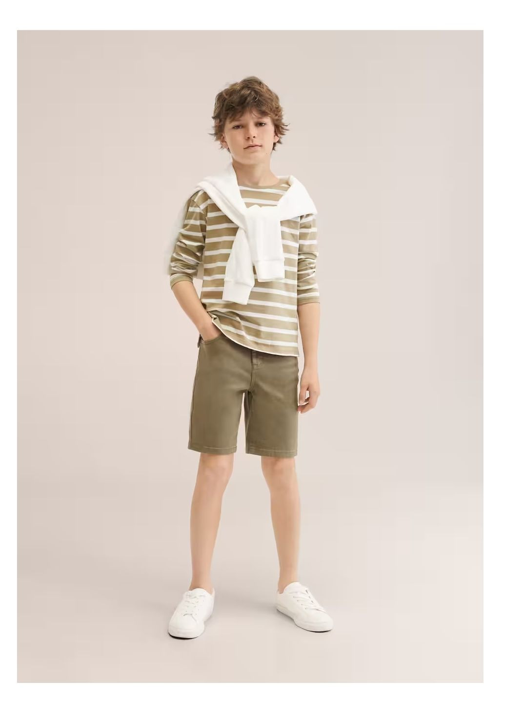 Шорти хакі 10 років Mango (322777063)